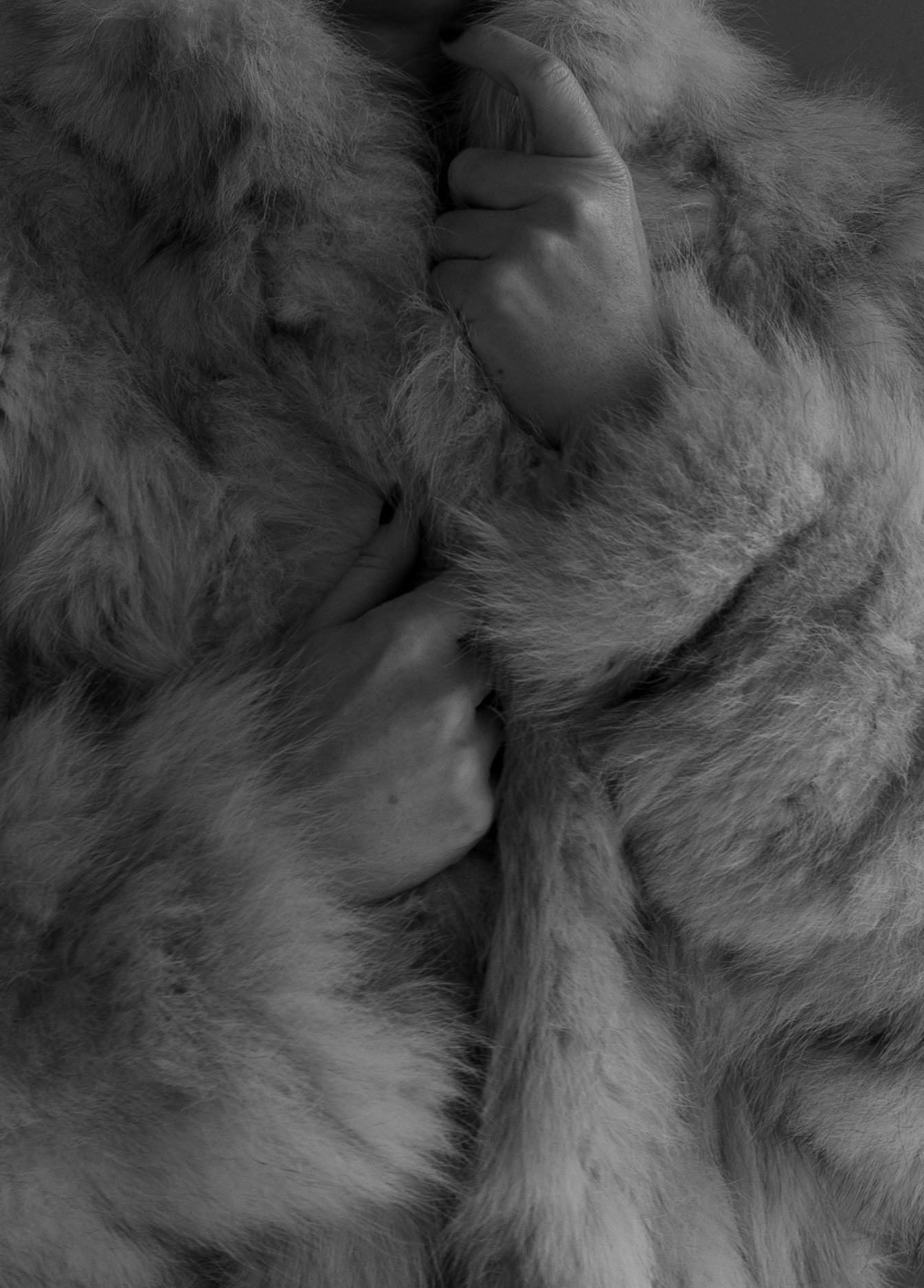 woman in fur